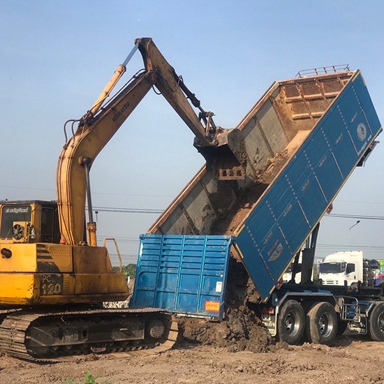 รับถมดินนครนายก - ส.เจริญจันทร์  - รถแบคโฮให้เช่ารายวัน ปทุมธานี รับถมดินนครนายก - ส.เจริญจันทร์  - รถแบคโฮให้เช่ารายวัน ปทุมธานี